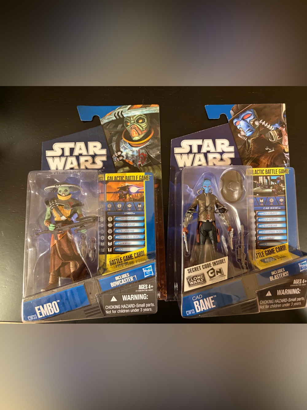 Star Wars Embo & Cad Bane Action Figures - Blue, Green